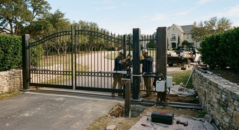 Car Gate Installation in Plano, TX