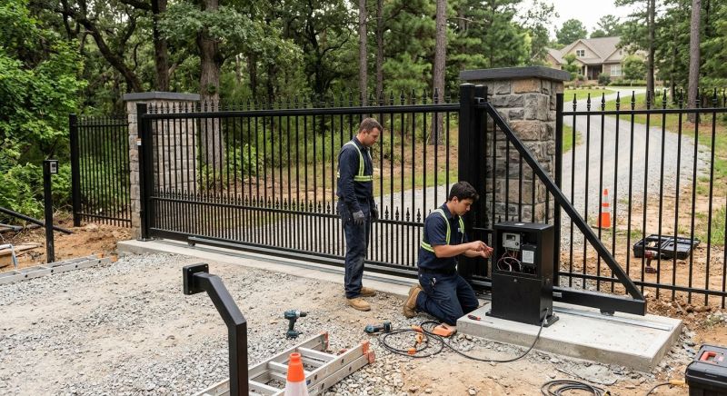 Main Gate Installation in Littleton, CO